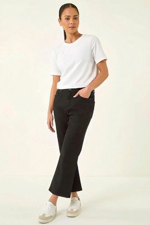 Roman Bootcut Cropped Jeans