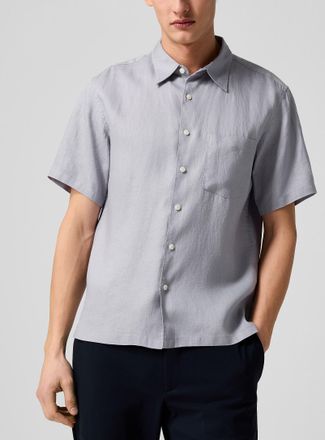 Theory Mens Irving pure linen shirt