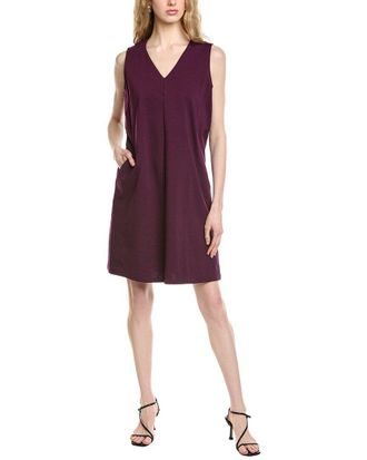 Eileen Fisher Eileen Fisher V-Neck Shift Dress