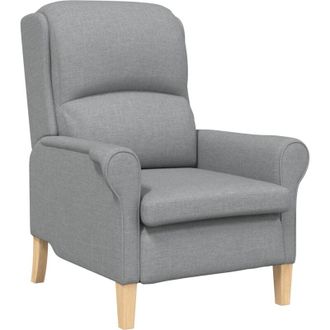 vidaXL Sill&oacute;n Gris Claro 76 X 94 X 102 Cm Tela Vidaxl