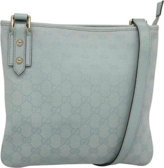 Gucci Pre-owned Tela borse-gucci - - Pre-owned - Donna - Blu - ONE SIZE