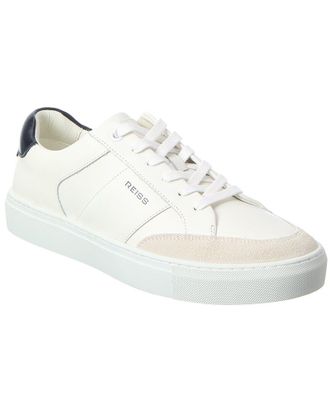 Reiss Ashton Calf Leather & Polyester Shoe