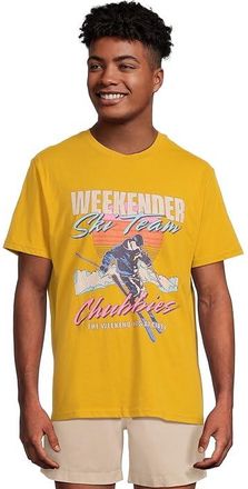 Chubbies The Pond Skimmer (Non Pocket Graphic T-shirt) Mens T Shirt Gold : 2XL, Cotton/Polyester