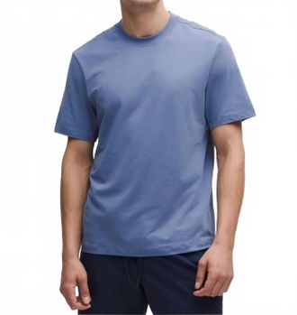 lululemon Zeroed In Short Sleeve T-Shirt In Washed Denim