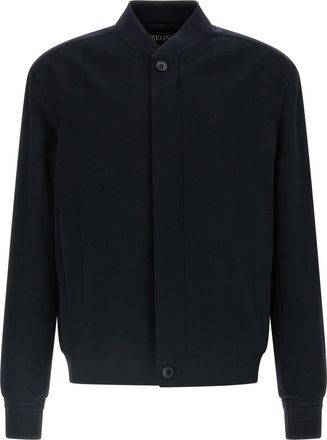 Ermenegildo Zegna Blue Regular Bomber Jacket