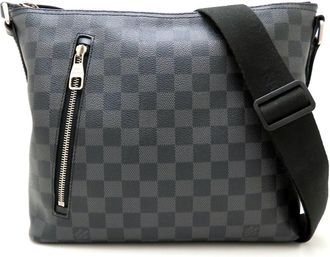 Louis Vuitton Damier Graphite Black Gray Canvas Shoulder Bag (Pre-Owned)