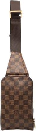 Louis Vuitton Pre-owned Geronimos - Dames - Vintage Schoudertas - Bruin - ONE Size - Vintage