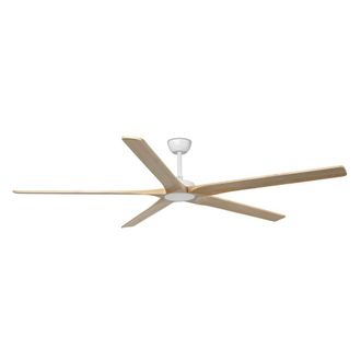 Netlighting Bigwood XL 5 Blade Ceiling Fan Matt White Pine