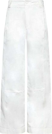 Lacoste Dames/Dames Gabardine Broek (Cr&egrave;me)
