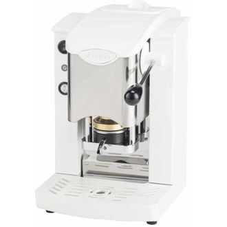 Faber Slot Inox - Macchina per Caff&egrave; con pressacialda in ottone - Telaio in Metallo Bianco e frontale in acciaio