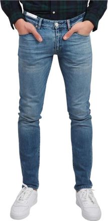 Pantaloni Torino Slim Fit Stretch Denim Heren Jeans - Heren - Slim Fit Jeans - Blauw - W31 - Denim - Jeans