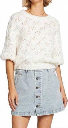 Saltwater Luxe Frank Sweater In Ivory