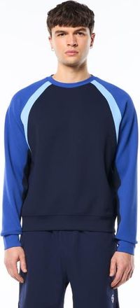 Sergio Tacchini Sportivo Crewneck in Maritime Blue at Nordstrom, Size Xxx-Large