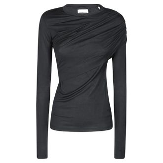 Isabel Marant Long Sleeve T-Shirts, female, Black, S, Dressi Top