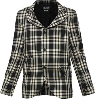 Comme Des Gar&ccedil;ons Open-Lapel Blazer - Heren - Blazers - Zwart - L - Leer - Jassen