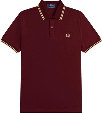 Fred Perry Tops, Heren, Rood, 3Xs, Katoen, M12 Polo