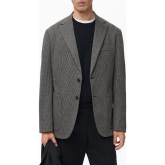 Mango Slim Fit Blazer in Medium Heather Grey at Nordstrom, Size 38