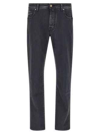 Jacob Cohen Dark Grey Solid Jeans