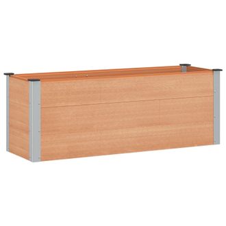 vidaXL Arriate Elevado Marr&oacute;n 150 X 50 X 54 Cm Vidaxl