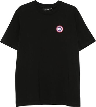 Canada Goose Ocra Logo-Patch Cotton T-Shirt