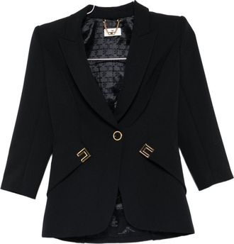 Elisabetta Franchi Womens Jackets Black