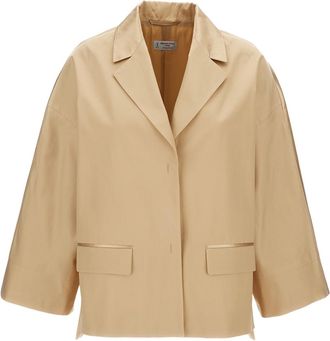 Alberto Biani Silk Blend Boxy Jacket