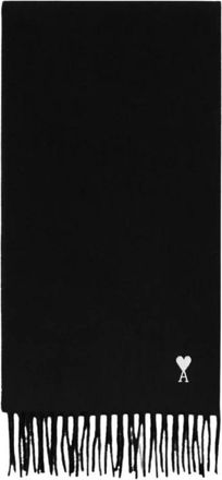 Ami De Coeur Sjaal - Heren - Wintersjaals - Zwart - ONE Size - Wol - Accessoires