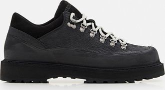 Diemme Cornaro Lace-Up Nubuck Leather Ankle Boots with Lug Sole