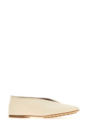 Bottega Veneta 837886vbsd0 9031 Seasalt Ballerine Flat Shoes