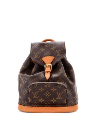 Louis Vuitton Vintage Montsouris Monogram Canvas PM backpack - Bruin