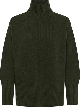 MY ESSENTIAL WARDROBE Antwerpen LW High Neck - Knitwear - Mujer - Verde - XS/S