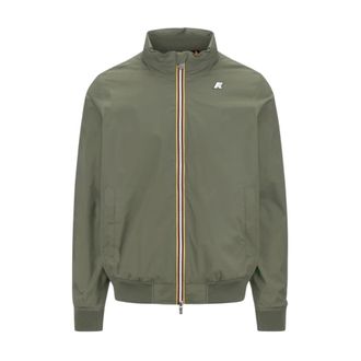 K-Way Amaury Stretch Nylon Jersey - Heren - Zomerjassen - Groen - M - Nylon - Jassen