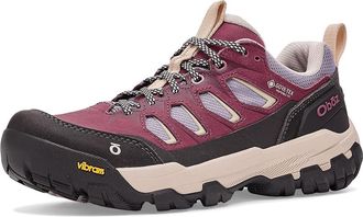 Oboz Footwear Sawtooth X Pro Low Gtx Womens Shoes Berry : 9.5 B - Medium, Leather