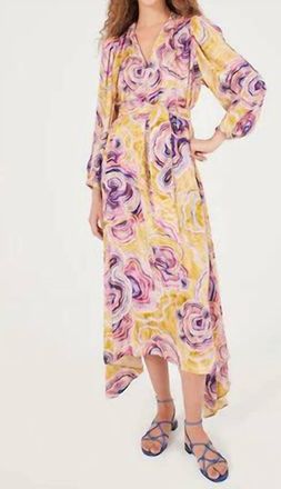 Chufy Mila Maxi Dress In Mikkel Mustard