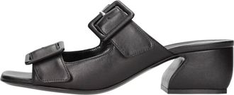 Sergio Rossi Schoenen, Dames, Zwart, 41 EU, Leer, SI Rossi Mule