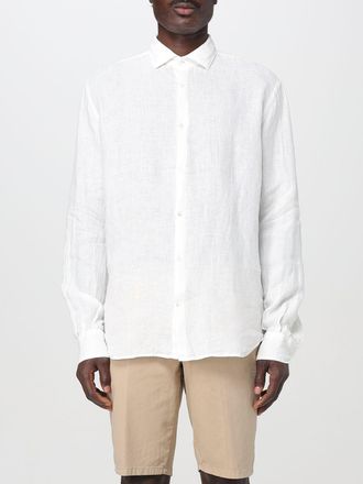 Brooksfield Slim Fit Casual Shirt in Pure Linen with French Collar