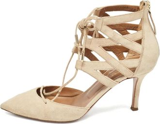 Aquazzura Pumps con dettaglio cut-out 75mm Pre-owned - Toni neutri