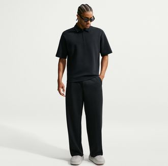 Nike Mens 24.7 ImpossiblySoft Dri-FIT Straight-Leg Pants in Black | IM3639-010