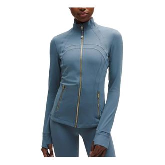 lululemon (WMNS) LULULEMON Define Jacket Nulu Still Blue Gold LW4CFOS-655654106
