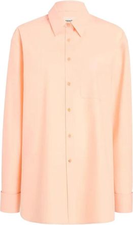 Khaite Newton Shirt - Dames - Casual Overhemden - Roze - S - Katoen - Overhemden