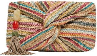 Dolce Vita Elowen Raffia Clutch in Natural Multi at Nordstrom