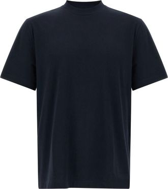 Brioni Blue Crew Neck T-Shirt