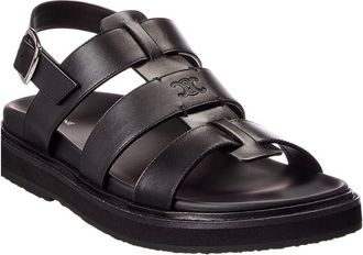 Celine Celine Triomphe Chunky Leather Sandal