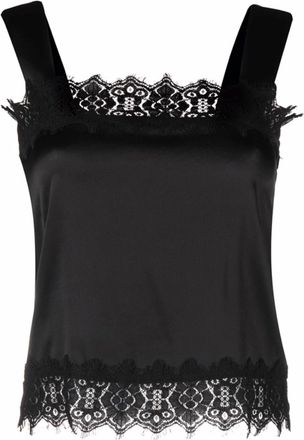Max & Moi Teddy Lace Camisole In Black