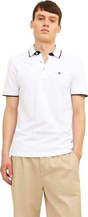 Jack & Jones Jack And Jones Paulos-poloshirt met kraag voor heren (set van 2) (Kobaltblauw/Wit)