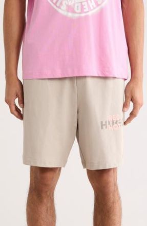 BOSS Deono Knit Shorts in Light/Pastel Grey at Nordstrom Rack, Size Xx-Large