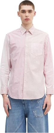 Aries Casual Shirts - Heren - Casual Overhemden - Roze - L - Overhemden