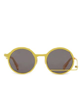 Masahiromaruyama round frame sunglasses - Yellow