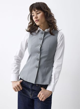 Twik Womens Flared tailored vest