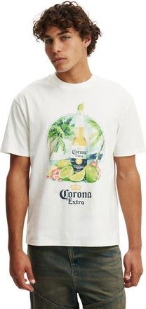 Cotton On Mens Loose Fit License T-Shirt in Lcn Con Vintage White at Nordstrom, Size X-Large
